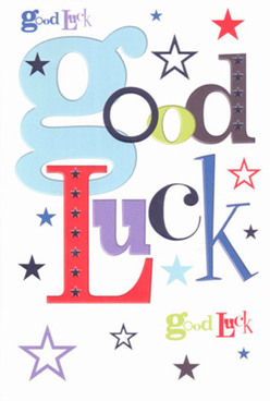 Bursting with confident charm and meticulous detail, this good luck card feels as welcoming as a sunny stroll down The Broadway in Mill Hill. Each letter in 'Good Luck' is crafted with an artistic balance-an oversized, gentle blue 'g' ushers in a symphony of deep reds, vivid purples, and soft greens, every hue reflecting the diversity and warmth of our local neighbourhood. Sprinkled across a brilliant white canvas, stars of all shades-inky sapphire, cheerful indigo, calming lavender-emulate the wonder of a clear north London night sky. The fonts are chosen with intention, shifting weight and personality to echo a balance of anticipation and steadfast support. Running a hand across the card's smooth finish invokes the same pleasure as the cool touch of quality Mill Hill flower wraps. It's a fitting companion for life's celebrations: whether for congratulating exam success, cheering a new work adventure, or lighting the way for a future full of promise. This card, like any arrangement from Flowers Mill Hill, brings the recipient a tangible sense of encouragement and belonging-reminding them that luck and support are always close at hand.